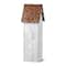Glitzhome® 24.25" Oversized Washed White 3-Tiered Solid Wood Villa Birdhouse